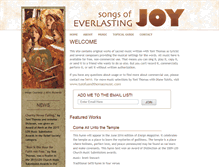 Tablet Screenshot of free-lds-sheet-music.com